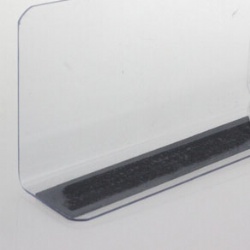 Source Acrylic Shelf Divider, custom L T shaped Magnetic clear